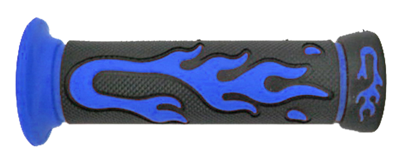 (image for) Grips, Dual Compound - Flame BLUE and BLACK