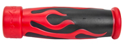 (image for) Grips, Dual Flame RED / BLACK Extra Comfort