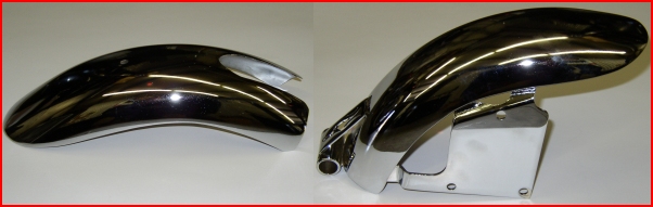 (image for) Chrome FLAME Fender GTR Set