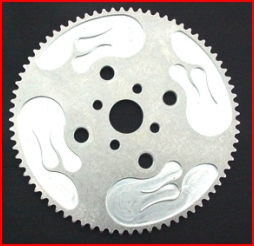 (image for) Sprocket, Flame Cut, GSR Rear in colors