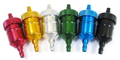 (image for) Fuel filter - Billet Anodized Colors