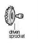 (image for) Sprocket, REAR drive VIZA