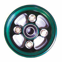 (image for) Billet Aluminum Wheel, GREEN